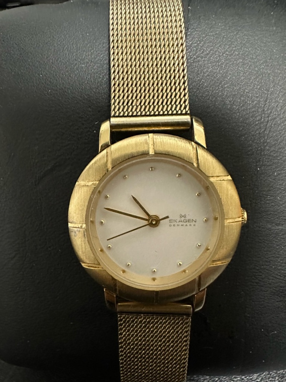 Skagen Gold Mesh Strap Watch - Gold Case